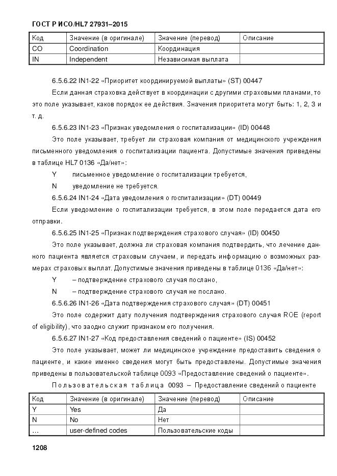 ГОСТ Р ИСО/HL 7 27931-2015, страница 1215